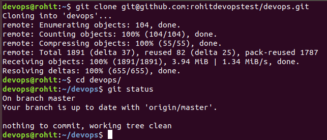 git clone