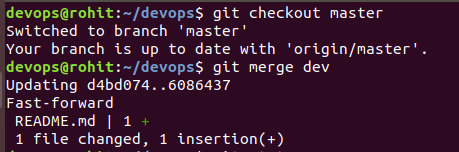 git merge