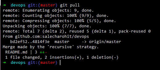 git pull