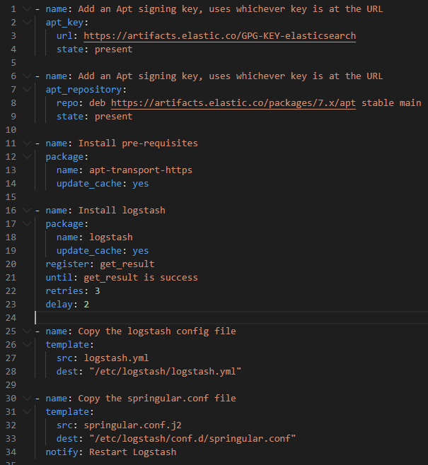 logstash ansible playbook