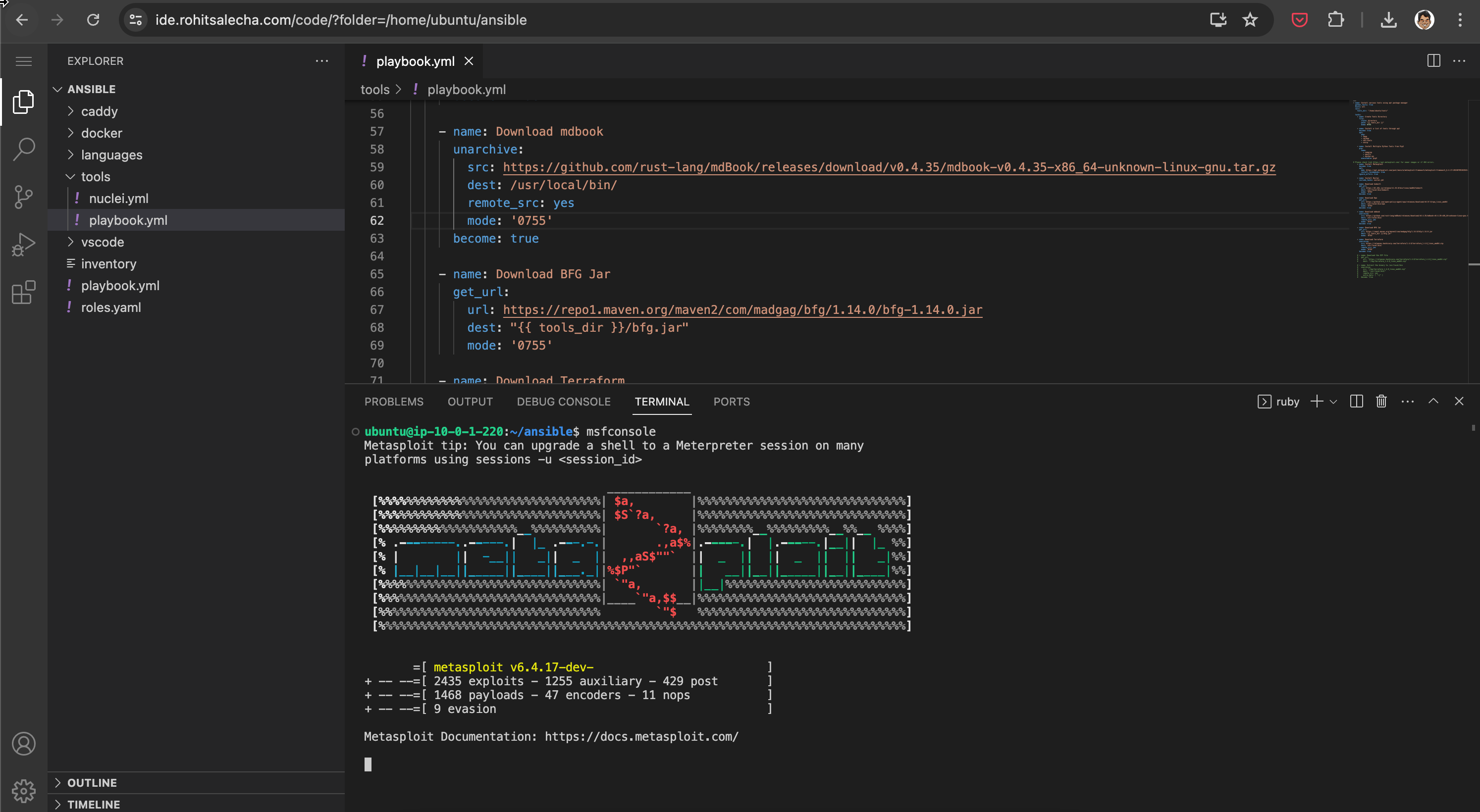 Accessing CLI from browser