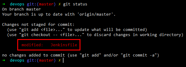 git status