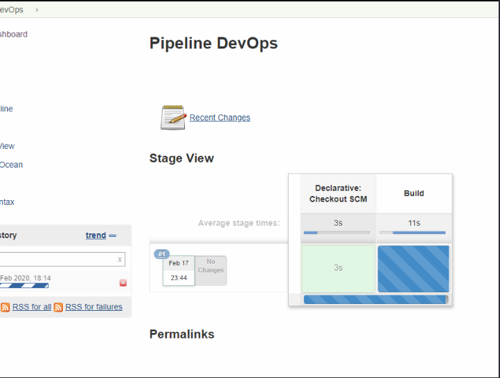 Project build jenkins